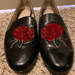 Zara black loafers